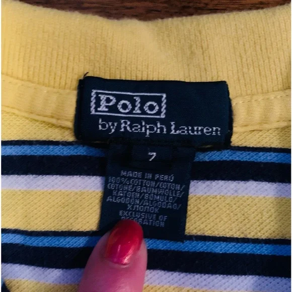 Polo by Ralph Lauren Striped Polo Shirt - Picture 4 of 4